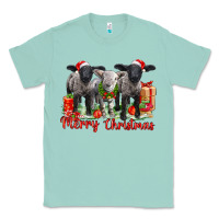Seafoam merry christmas baby sheeps Classic Tee - LillyAllenDesigns