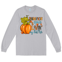 Moon Dust Pumpkin spice and livin' my best life Long Sleeve Tee - RanaPortraitStore