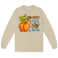 Mushroom Pumpkin spice and livin' my best life Long Sleeve Tee - RanaPortraitStore