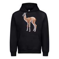 Black Guanaco Llama Baby Urban Hoodie - LillyAllenDesigns