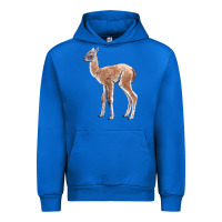 Cobalt Guanaco Llama Baby Urban Hoodie - LillyAllenDesigns