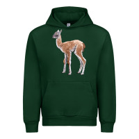 Forest Green Guanaco Llama Baby Urban Hoodie - LillyAllenDesigns