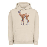 Pigment French Oak Guanaco Llama Baby Urban Hoodie - LillyAllenDesigns