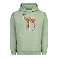Pigment Oil Green Guanaco Llama Baby Urban Hoodie - LillyAllenDesigns