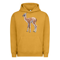 Pigment Peanut Butter Guanaco Llama Baby Urban Hoodie - LillyAllenDesigns