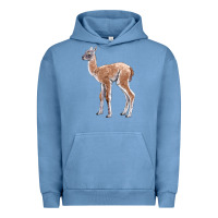 Pigment Pebble Blue Guanaco Llama Baby Urban Hoodie - LillyAllenDesigns