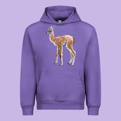 Guanaco Llama Baby Urban Hoodie Designed By Lillyallendesigns