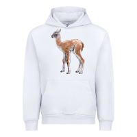 White Guanaco Llama Baby Urban Hoodie - LillyAllenDesigns