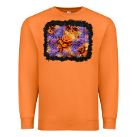 Carrot halloween pumpkin and leopard background Premium Sweatshirt - BundleAndBundleShop