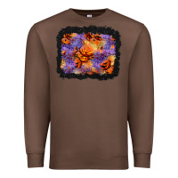 Chestnut halloween pumpkin and leopard background Premium Sweatshirt - BundleAndBundleShop
