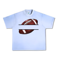 Grape Ice football name frame Urban Heavy Tee - BarkalooDesign