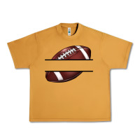 Peanut Butter football name frame Urban Heavy Tee - BarkalooDesign