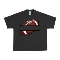 Pigment Black football name frame Urban Heavy Tee - BarkalooDesign