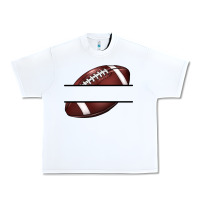 White football name frame Urban Heavy Tee - BarkalooDesign