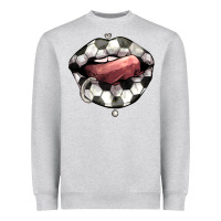 Soccer Lips Heavyweight Sweatshirt | Teevron