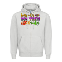 Dove Grey laissez les bon temps rouler olivia  (1) Zipper Hoodie - OliviaCreatesArt