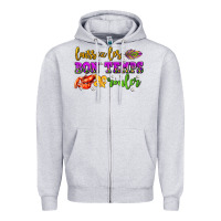 Heather Grey laissez les bon temps rouler olivia  (1) Zipper Hoodie - OliviaCreatesArt