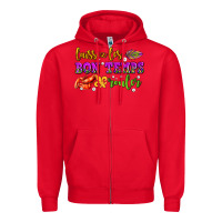 Red laissez les bon temps rouler olivia  (1) Zipper Hoodie - OliviaCreatesArt