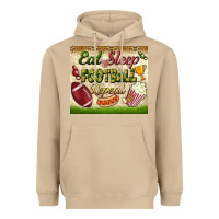 Mushroom eat sleep football repeat tumbler Heavyweight Hoodie - BundleAndBundleShop