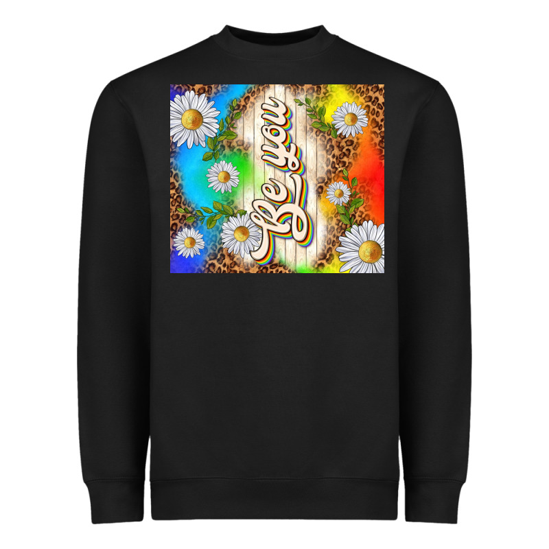 Be You With Daisies Heavyweight Sweatshirt by TumblerDesignByShophia | Teevron