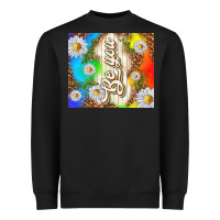 Black be you with daisies Heavyweight Sweatshirt - TumblerDesignByShophia