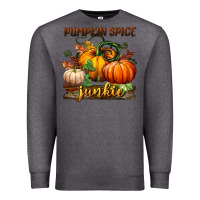 Charcoal Heather pumpkin spice junkie Premium Sweatshirt - BundleAndBundleShop