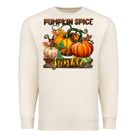 Sandshell pumpkin spice junkie Premium Sweatshirt - BundleAndBundleShop