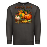 Smoke pumpkin spice junkie Premium Sweatshirt - BundleAndBundleShop