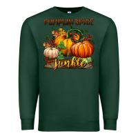 Sports Green pumpkin spice junkie Premium Sweatshirt - BundleAndBundleShop