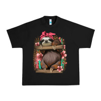 Black cute floral baby sloth Urban Heavy Tee - Jasminsmagicworld