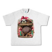 Lunar Rock cute floral baby sloth Urban Heavy Tee - Jasminsmagicworld