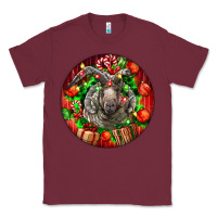 Burgundy christmas navajo churro sheep Classic Tee - LillyAllenDesigns