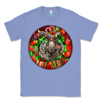 Colony Blue christmas navajo churro sheep Classic Tee - LillyAllenDesigns