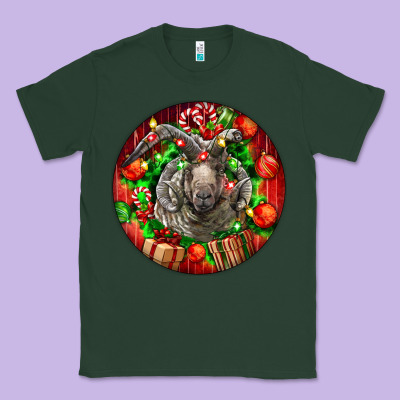 Christmas Navajo Churro Sheep Classic Tee Designed By Lillyallendesigns