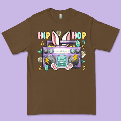 Hip Hop Easter Premium Tee Designed By Maliassmallbusiness