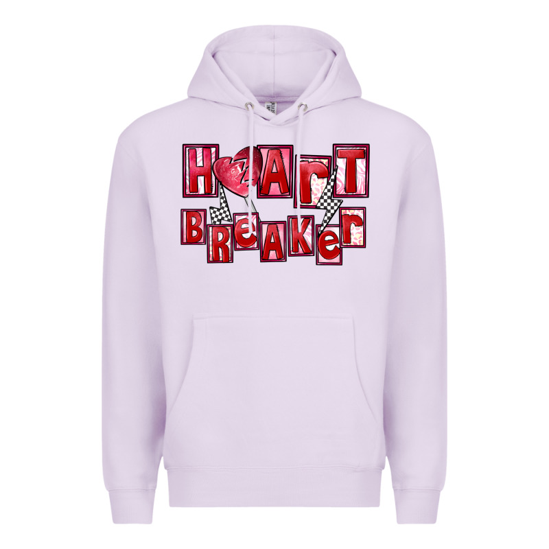 Heart Breaker Valentine's Day Premium Hoodie by FaDigitalArtStudio | Teevron
