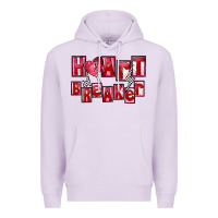 Lilac Heart breaker Valentine's Day Premium Hoodie - FaDigitalArtStudio