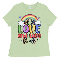 Matcha all for love and love for all Ladies Tee - MaliasSmallBusiness