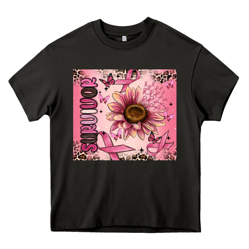 Breast Cancer Survivor Heavy Core Tee by MaliasSmallBusiness | Teevron