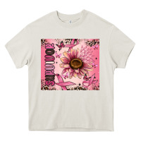 Cream breast cancer survivor Heavy Core Tee - MaliasSmallBusiness