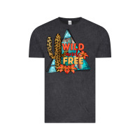 Vintage Black Wıld and Free Vintage Tee - JahusDesignShop