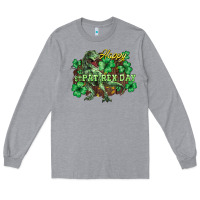 Heather Grey s day t rex Long Sleeve Tee - NancyCooperArtShop