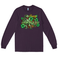 Plum s day t rex Long Sleeve Tee - NancyCooperArtShop