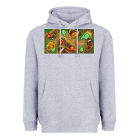 Heather Grey western sunflower and american football license  plate Heavyweight Hoodie - BundleAndBundleShop