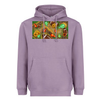 Lavender western sunflower and american football license  plate Heavyweight Hoodie - BundleAndBundleShop