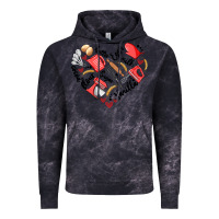 Cloud Black bake tools heart Vintage Hoodie - Artiststas