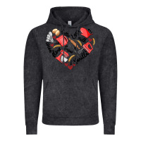 Vintage Black bake tools heart Vintage Hoodie - Artiststas