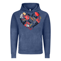 Vintage Denim bake tools heart Vintage Hoodie - Artiststas