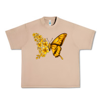 Burro childhood cancer butterfly Urban Heavy Tee - Jasminsmagicworld