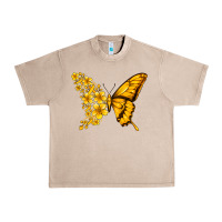 French Oak childhood cancer butterfly Urban Heavy Tee - Jasminsmagicworld